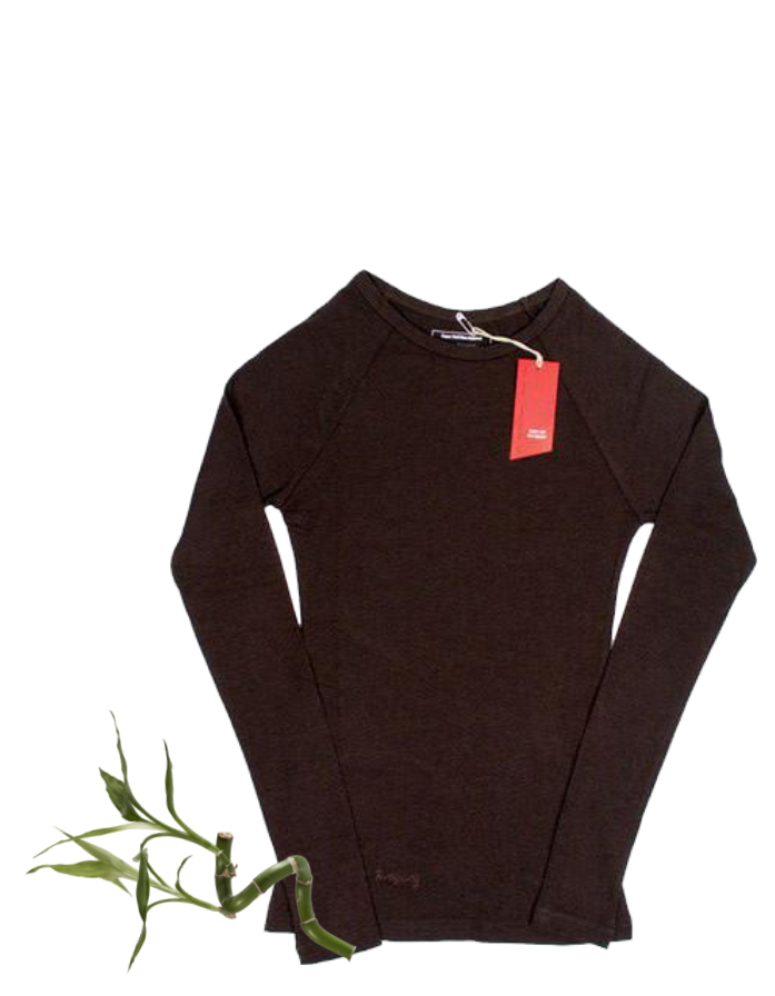 Women's Bamboo Raglan Top (Emb)