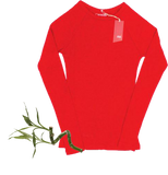 Women's Bamboo Raglan Top (Emb)