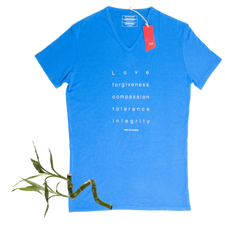 Men's Bamboo V Neck T-Shirt (S/S Print)