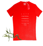 Men's Bamboo V Neck T-Shirt (S/S Print)