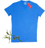 Men's Bamboo V Neck T-Shirt (S/S Emb )